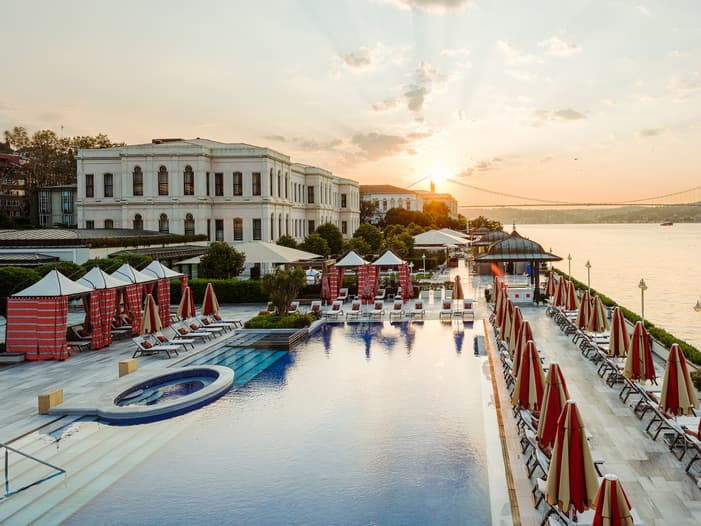 Four Seasons Hotel Istanbul at the Bosphorus luxury hotel in Istanbul, Turkey