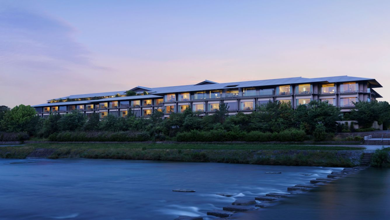 The Ritz-Carlton Kyoto luxury hotel in Kyoto, Japan